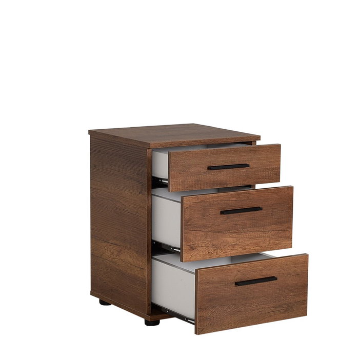 Hanah Home Kmd-530-Oo-1 Mesilla de Noche Oslo y Nogal 40x57x39 cm